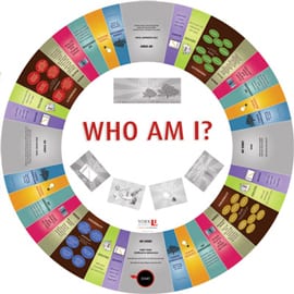 The Who Am I? game board
