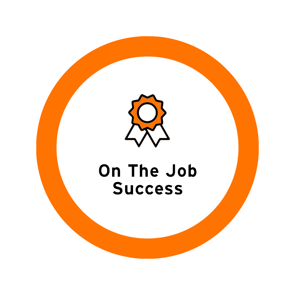 On the job success icon