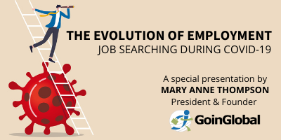 Logo for the evolution of employment: Job earching during covid 19