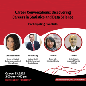 Career Conversations: Discovering Careers in Statistics and Data Science @ Virtual Event